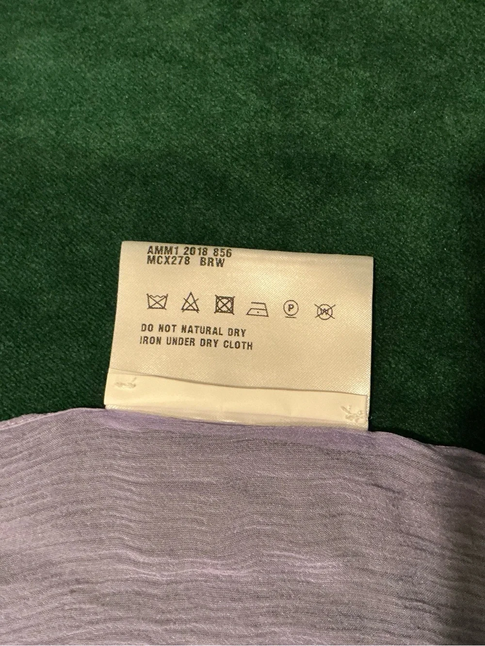 Authentic Miu Miu 2018 Runway Silk Crepe Triangle Scarf